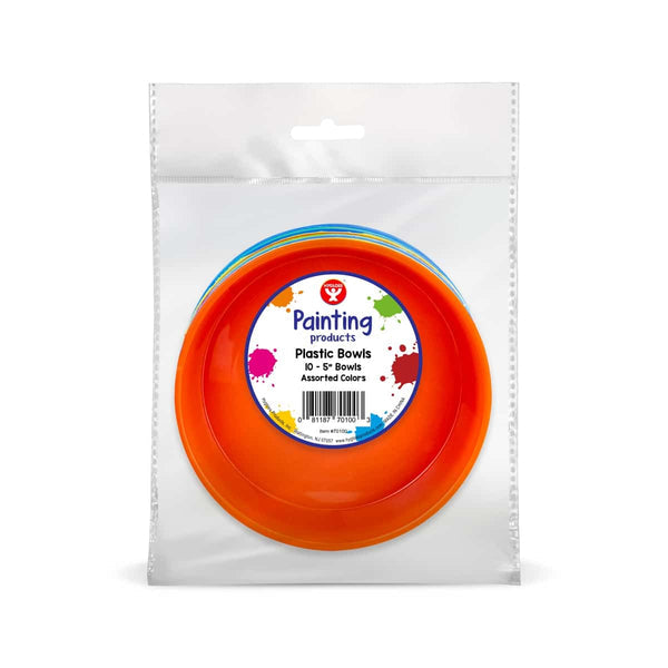 10 Paint Bowls Assorted Colors (ARM-100)