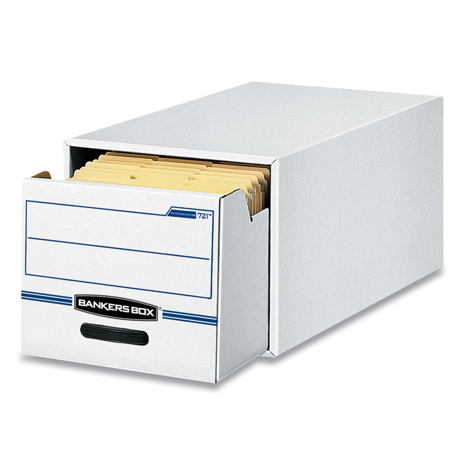Internal Dimensions: 12.50" Width x 23.25" Depth x 10.38" Height - External Dimensions: 14" Width x 25.5" Depth x 11.5" Height - Media Size Supported: Letter - Light Duty - Stackable - Corrugated Paper - White, Blue - For File - Recycled - 6 / Carton