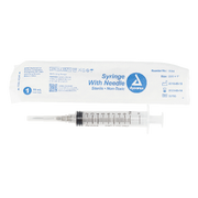 Syringe - Non-Safety with Needle - Luer Lock, 22G, 1" Needle, 10 cc - 100 per box / 4 boxes per case