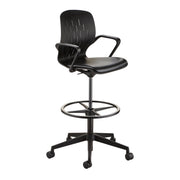 Shell Ext Hgt Task Chair Black