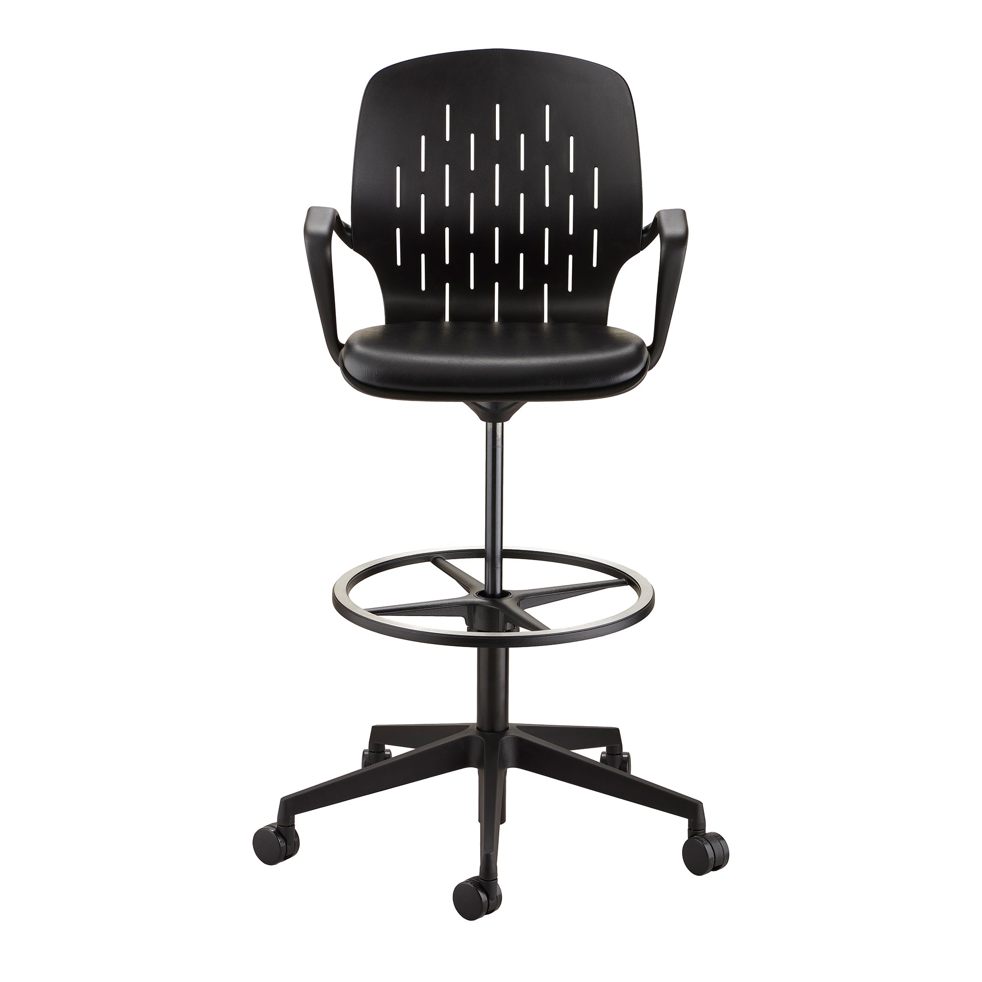 Shell Ext Hgt Task Chair Black