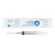 Syringe - Non-Safety with Needle - Luer Lock, 22G, 1.5" Needle, 10 cc - 100 per box / 4 boxes per case