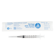 Syringe - Non-Safety with Needle - Luer Lock, 22G, 3/4" Needle, 3 cc - 100 per box / 8 boxes per case