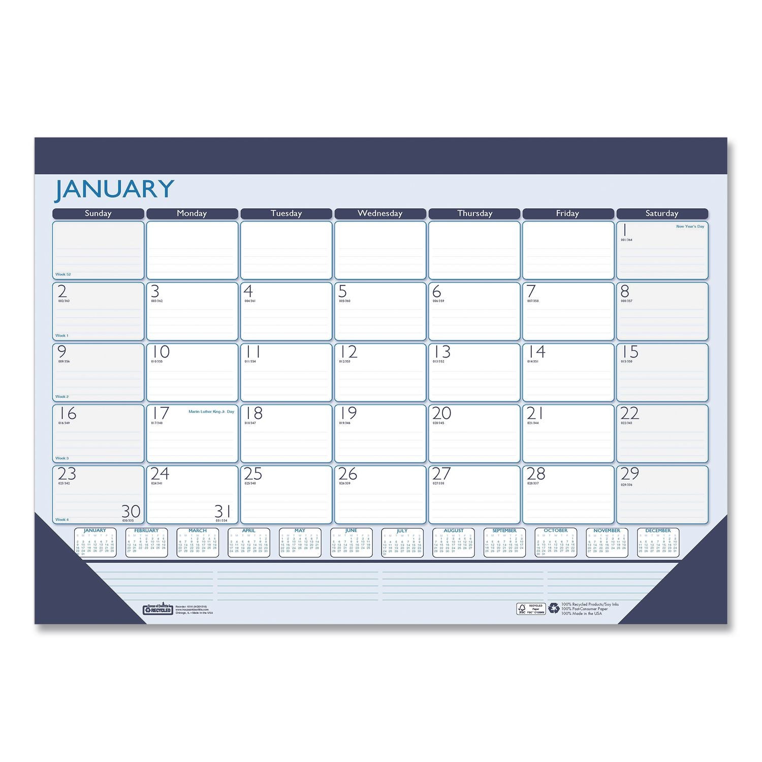 House of Doolittle Contempo Desk Pad