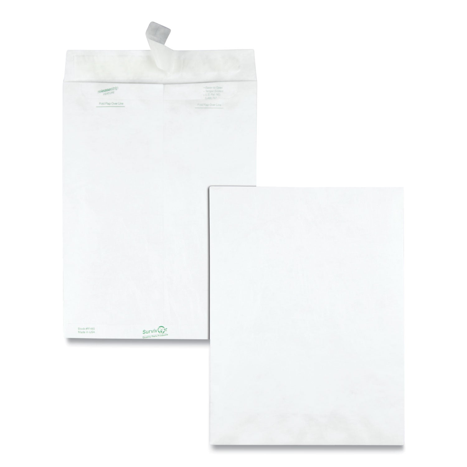 Catalog - #10 1/2 - 9" Width x 12" Length - 14 lb - Peel & Seal - White - Tyvek - 100 / Box