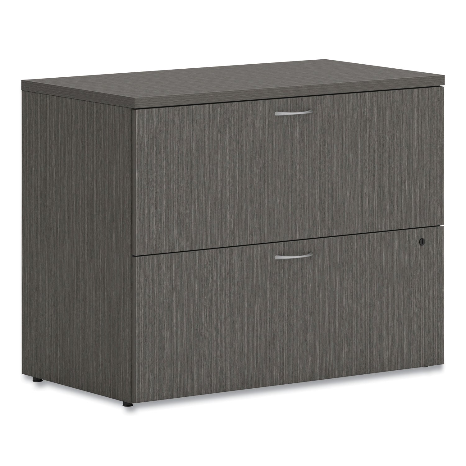 HON Mod HLPLLF3620L2 Lateral File, 2 Drawers, Slate Teak Finish, 29" H x 36" W x 20" D, 1 Each