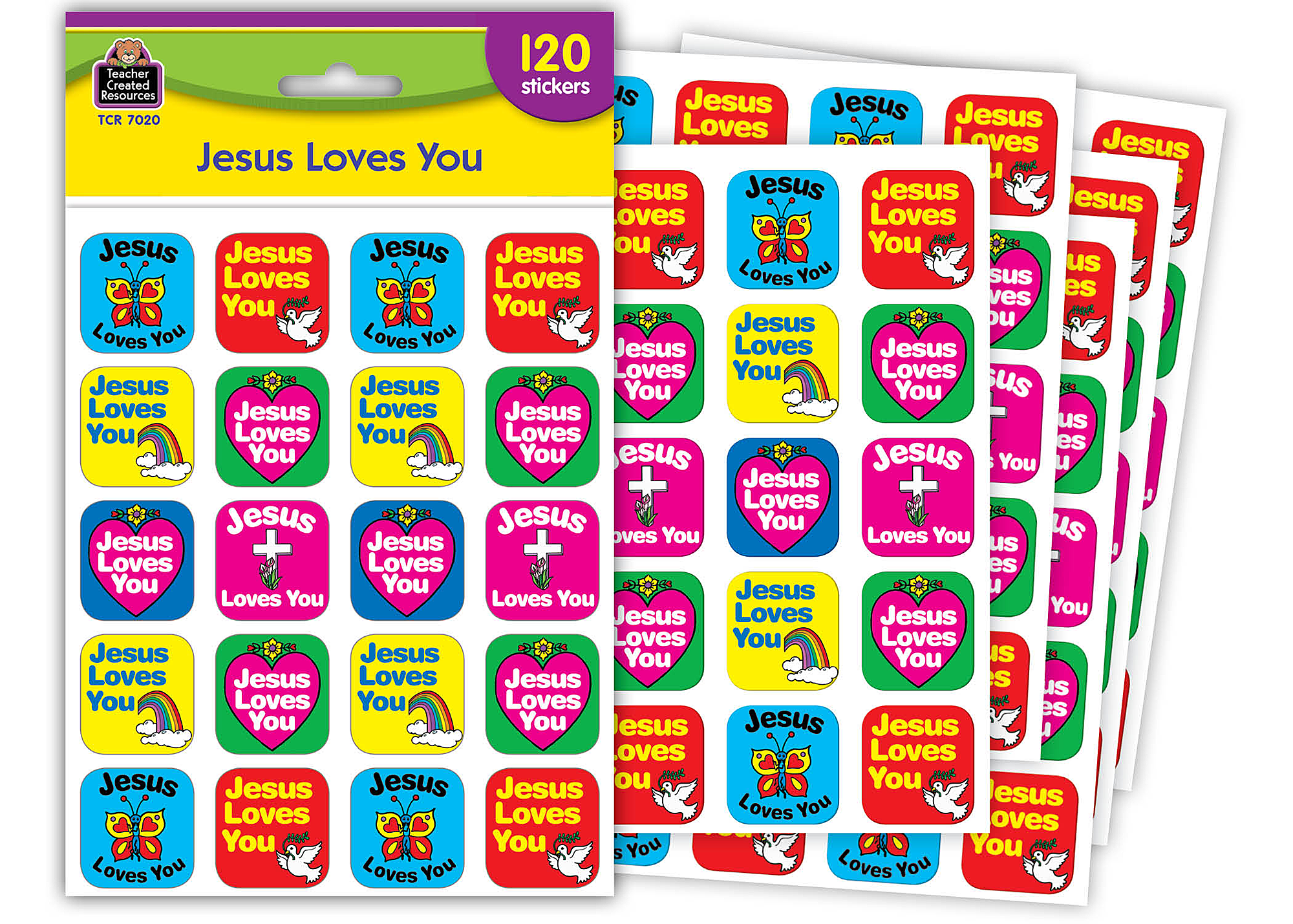 Jesus Loves You Stickers