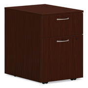 HON Mod HLPLPMBF Pedestal, 2 Drawers, Traditional Mahogany Finish, 20" H x 15" W x 20" D, 1 Each