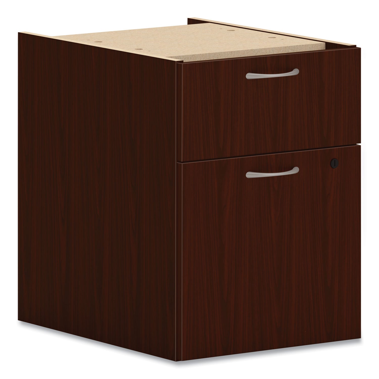 HON Mod HLPLPHBF Pedestal, 2 Drawers, Traditional Mahogany Finish, 20" H x 15" W x 20" D, 1 Each