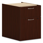 HON Mod HLPLPHBF Pedestal, 2 Drawers, Traditional Mahogany Finish, 20" H x 15" W x 20" D, 1 Each