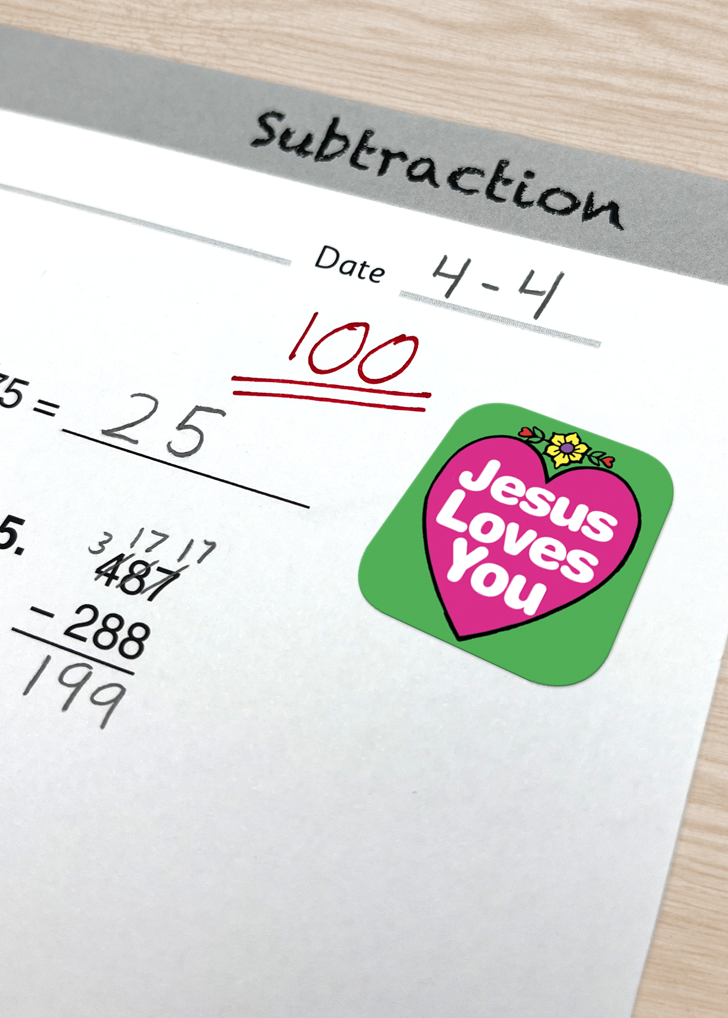 Jesus Loves You Stickers