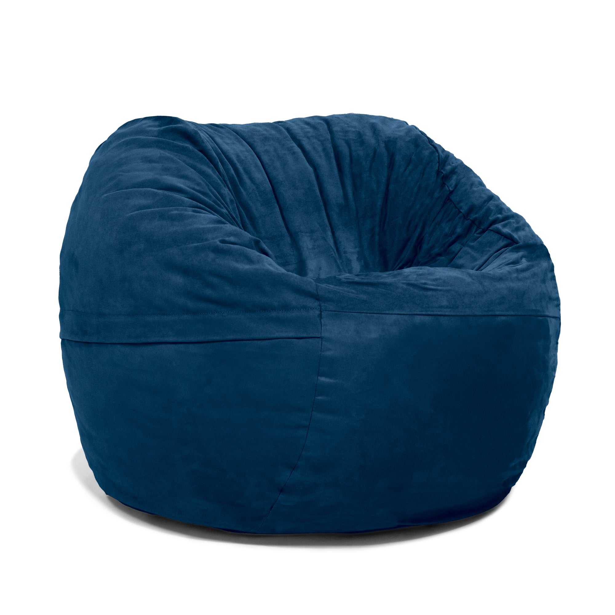 Jaxx Saxx 3 Foot Bean Bag Chair with Removable Cover, Navy