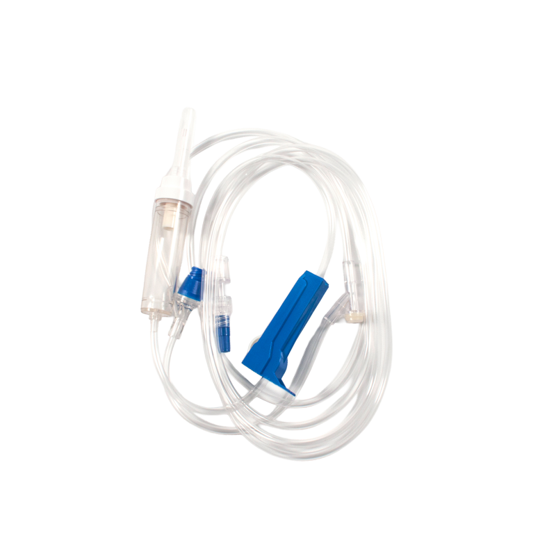 IV Administration Set - 10 Drops/mL, 83", 1 Needleless Port, 1 Inje, 50 per Box