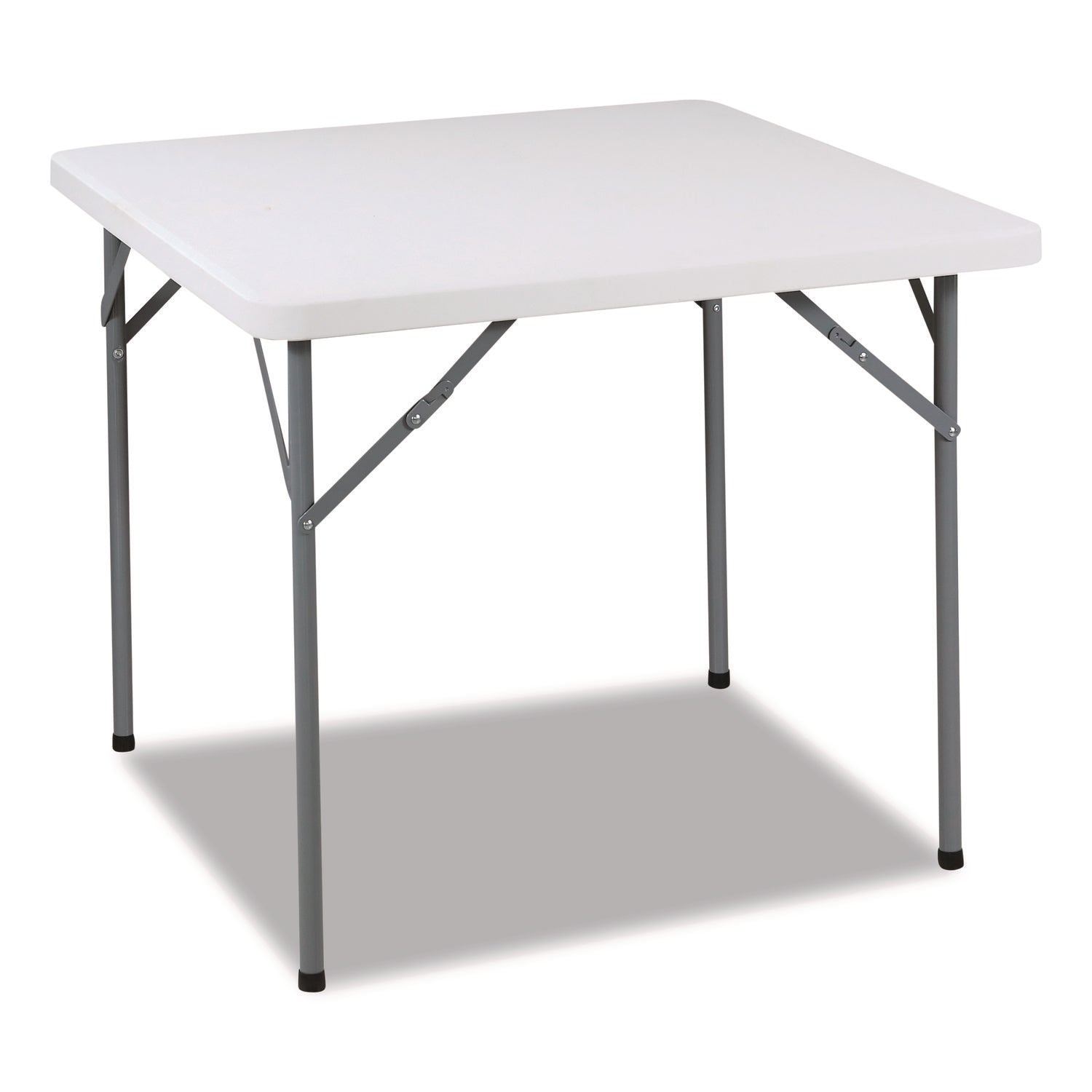 IndestrucTable® Classic Folding Table, Platinum Granite - 34" Square