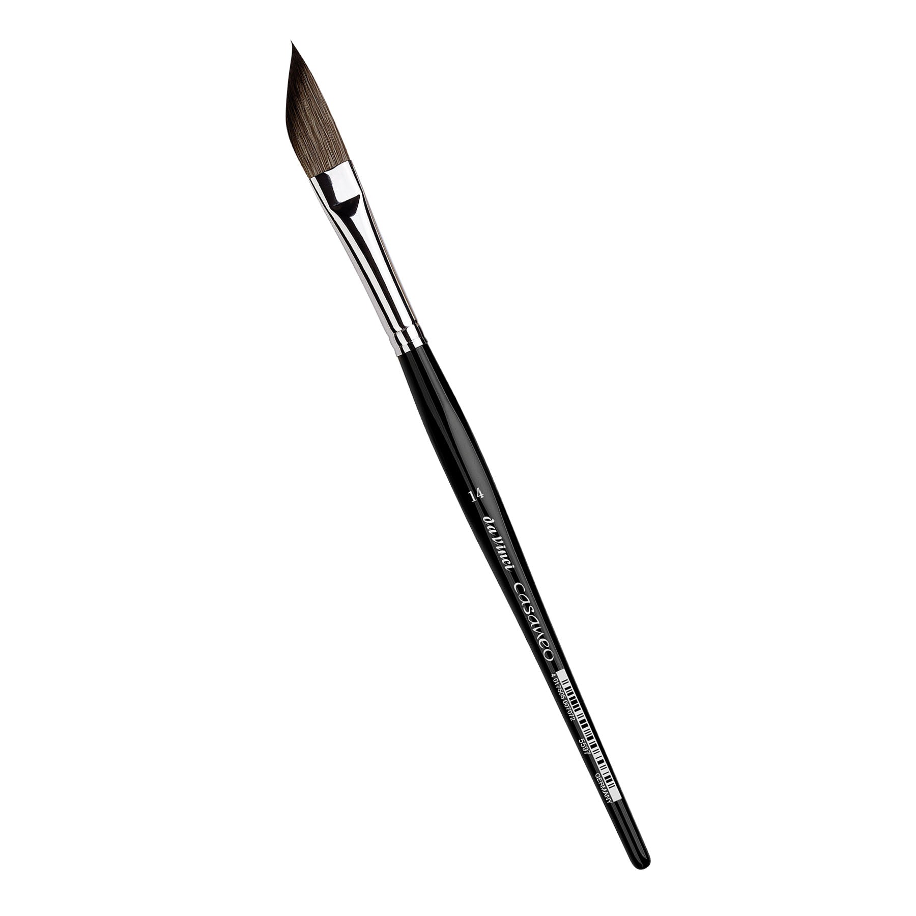 CASANEO Sword Shape, Extra Soft Synthetic, Watercolor & Acrylic, Slant, Series 5597, Size 14