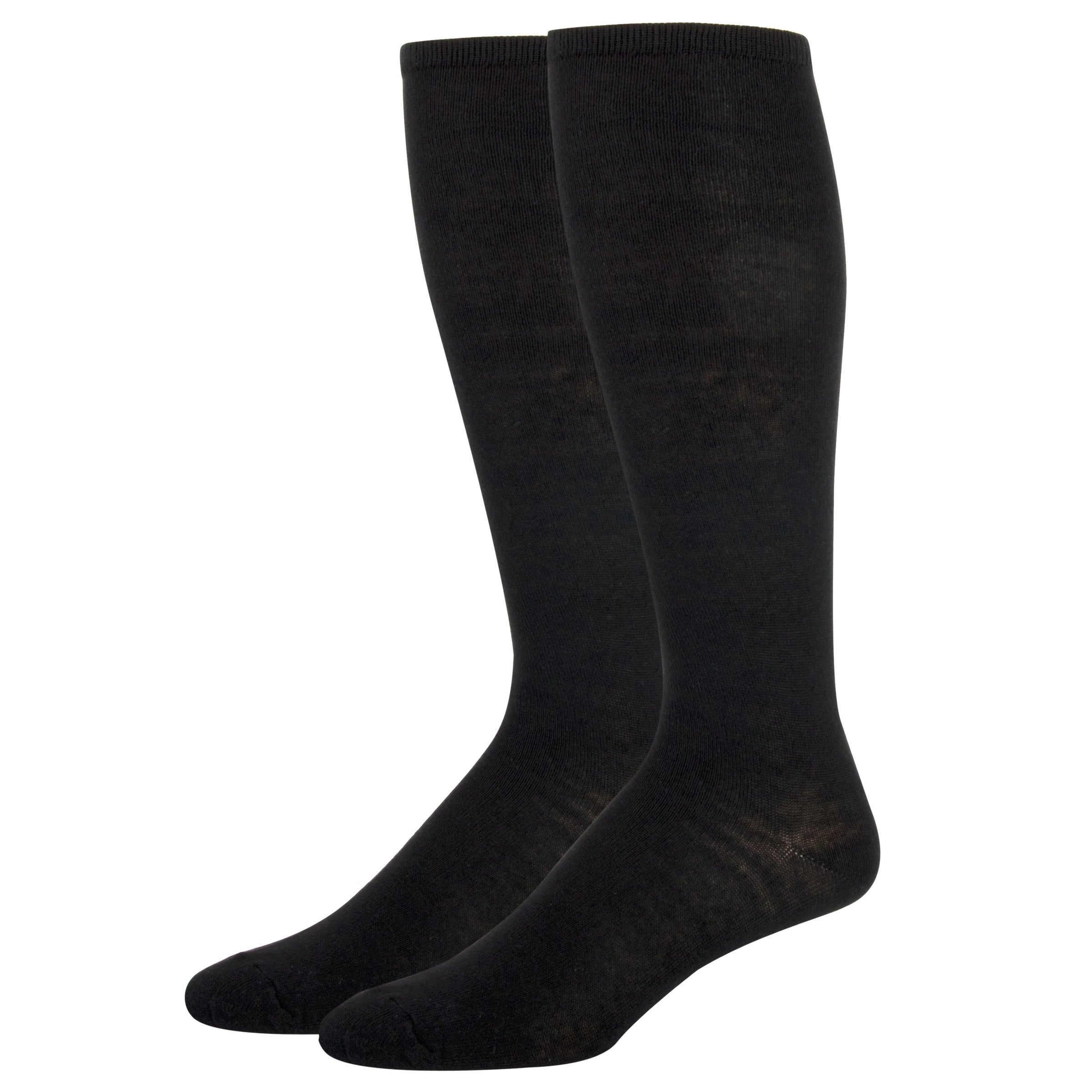 Men's Solid Tube Socks - Black  - 100 pairs in the Pack