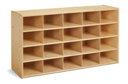 Young Time® 20 Cubbie-Tray Storage - without Bins