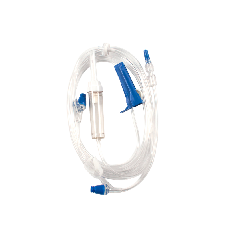 IV Administration Set - 10 Drops/mL, 112", 2 Needleless Ports, 50 per Box
