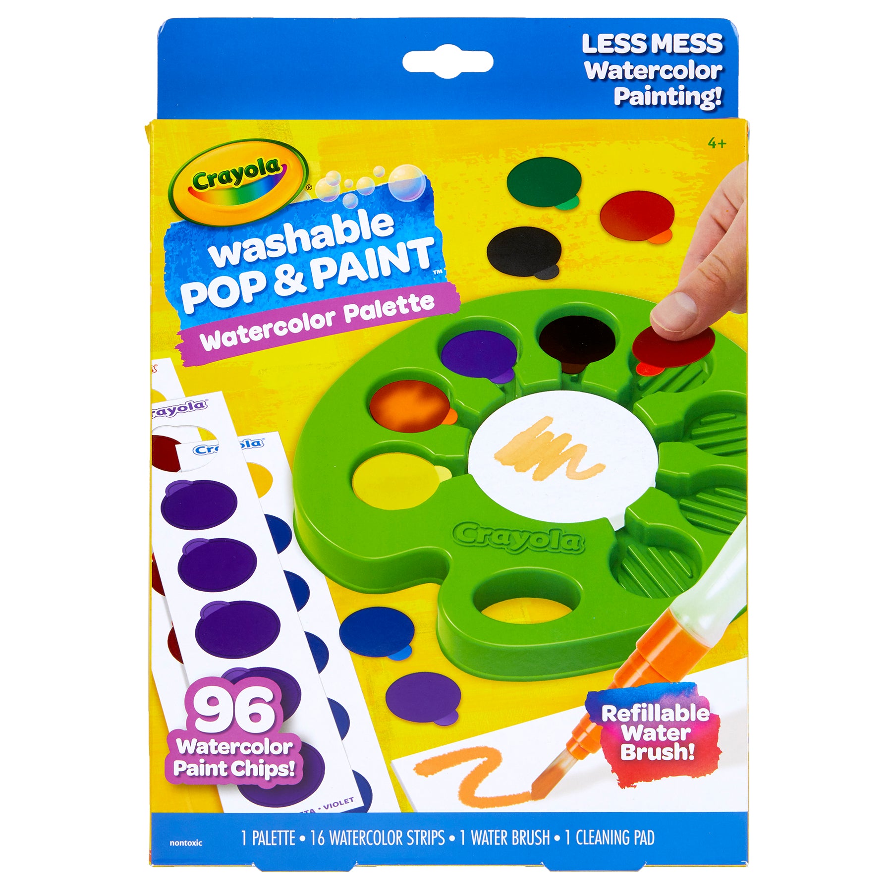 Pop & Paint Washable Watercolor Palette