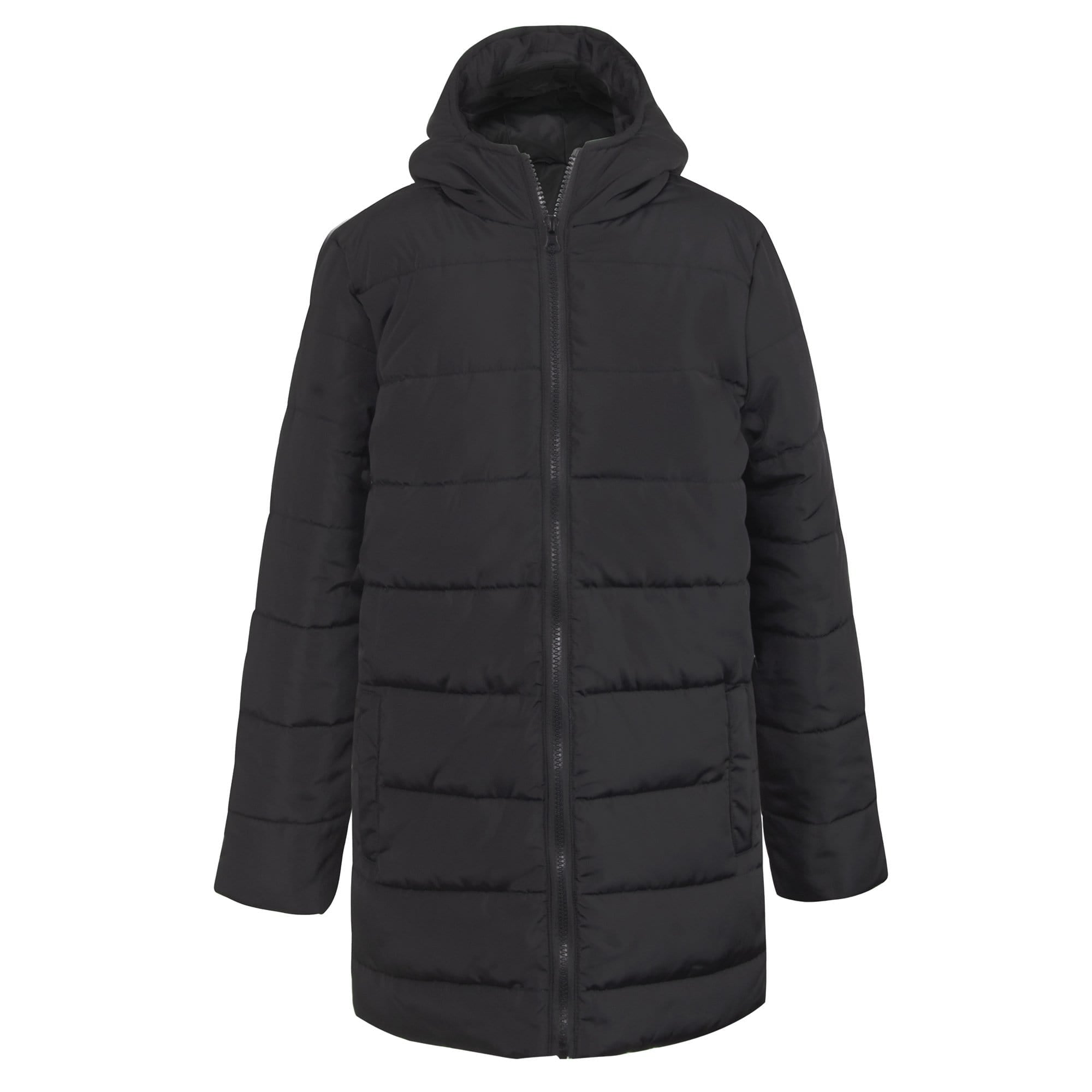 Youth Hooded Puffer Winter Coat - 4 Colors - Large - 10 in the Pack