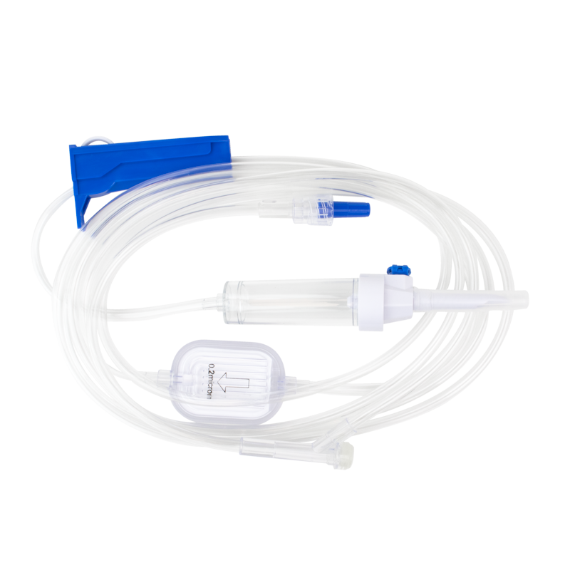 IV Administration Set - 20 Drops/mL, 100", 1 Injection Site w/0.2µm, 50 per Box