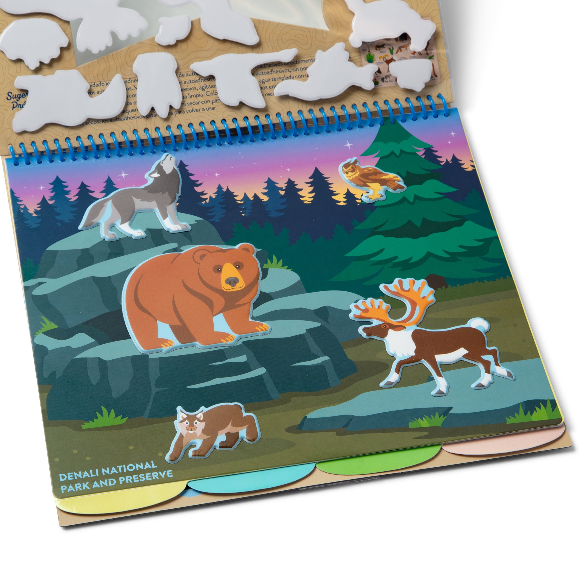 Multi-Park Restickable Stickers