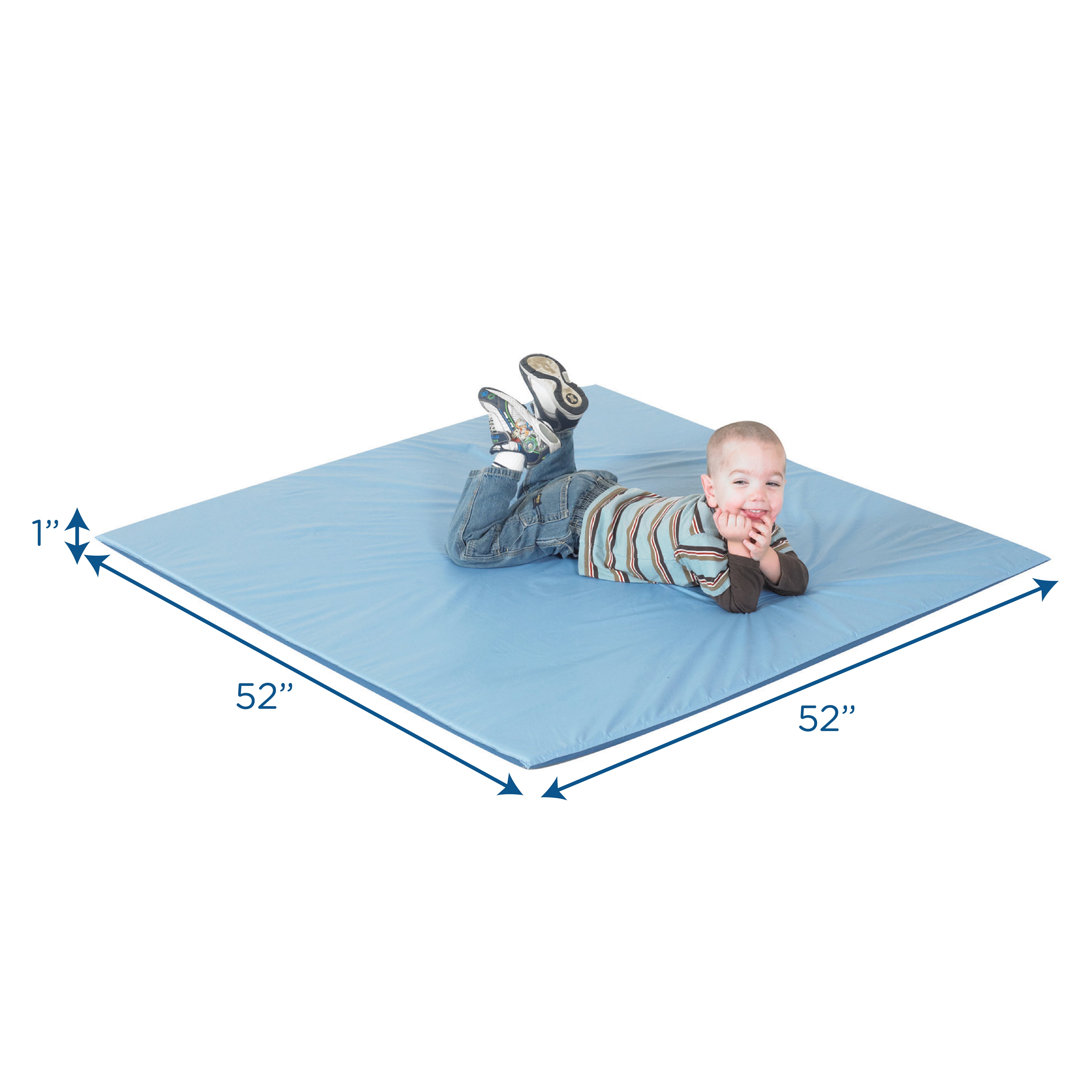Two Tone Activity Mat - Deep Water/Sky Blue