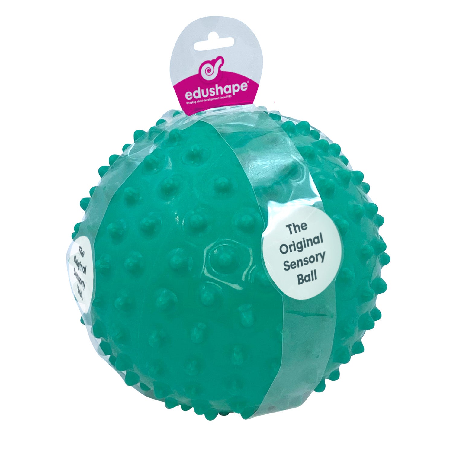 The Original Sensory Ball for Baby, Opaque 7", Green - Solid Primary Color and Unique Textured Ball for Baby