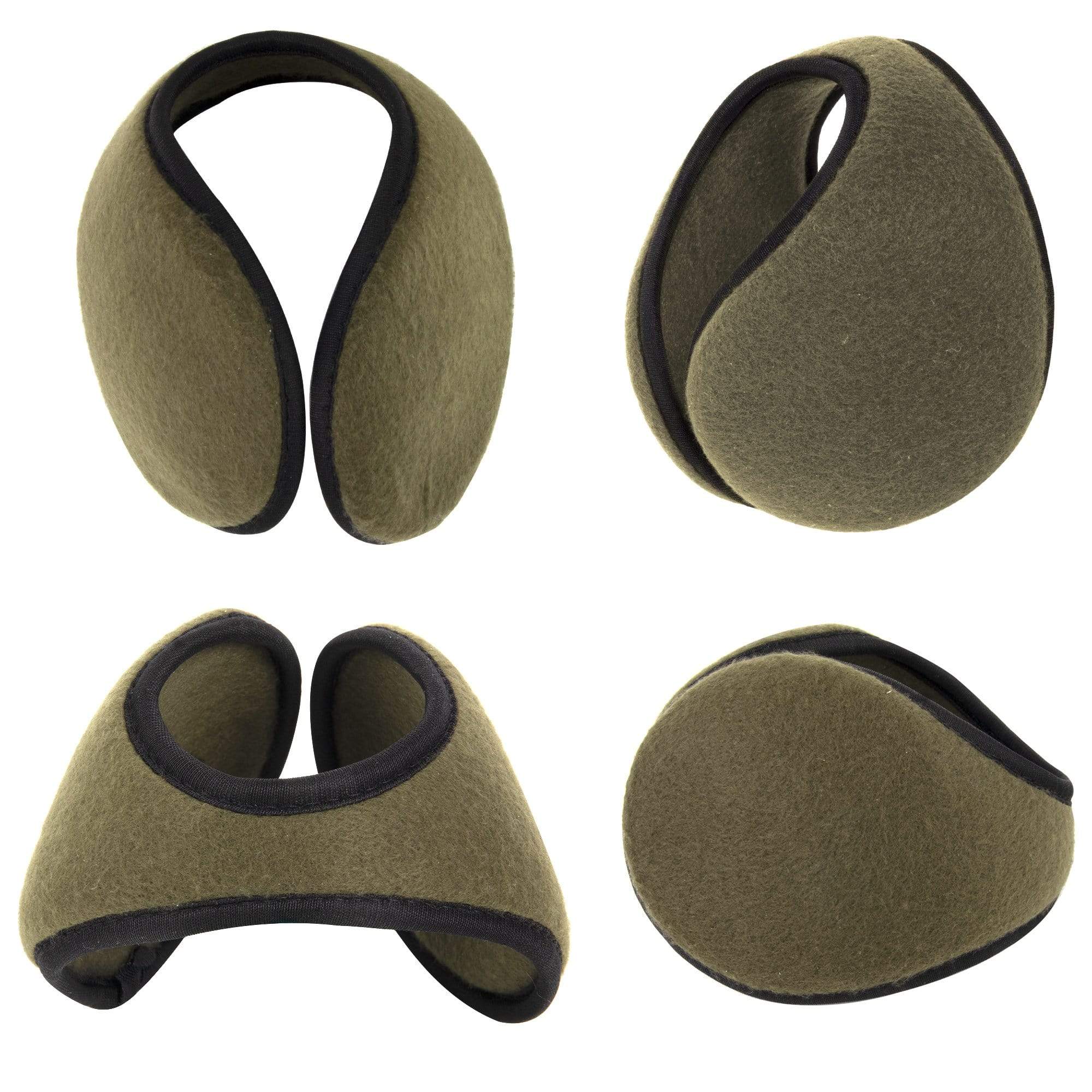 Adult Fleece Ear Muffs – 5 Assorted Colors - 100 in the Pack