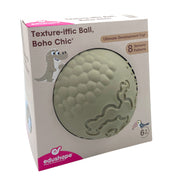 Texture-iffic Sensory Ball, Boho Chic, Olive - Matte Texture & Tactile Patterns S