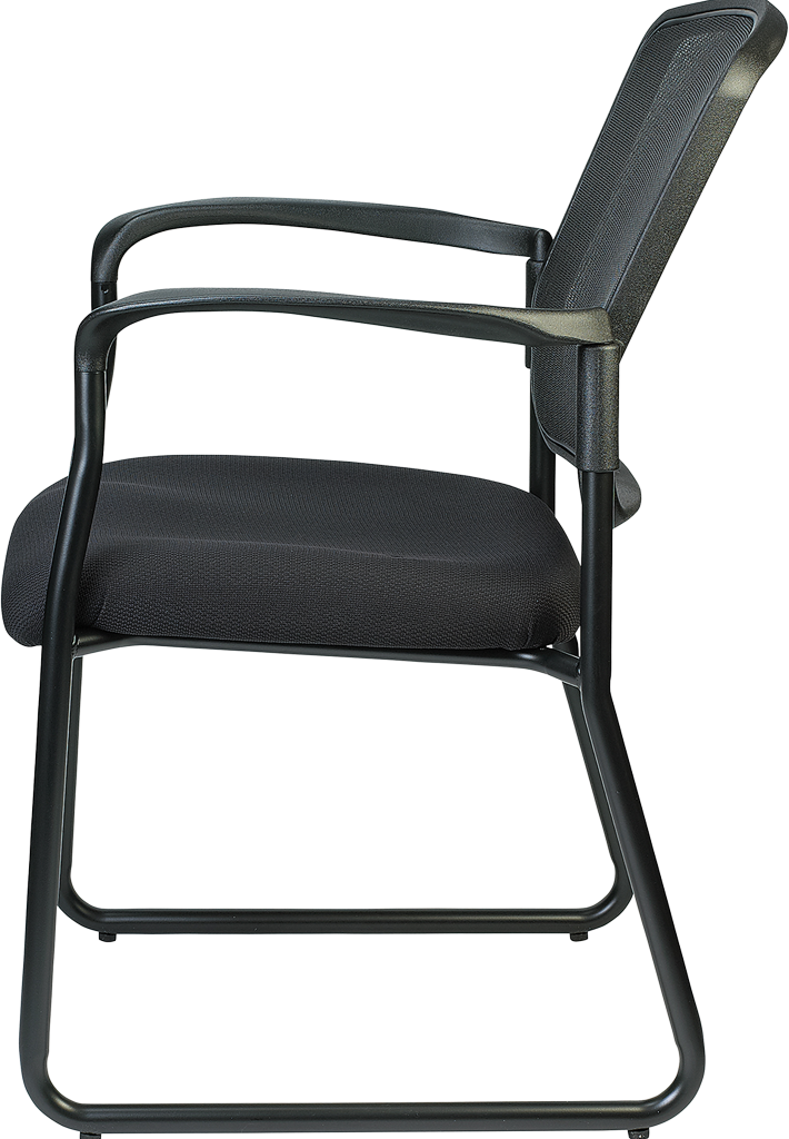 Dakota 2 Sled Base Chair - Dove Black