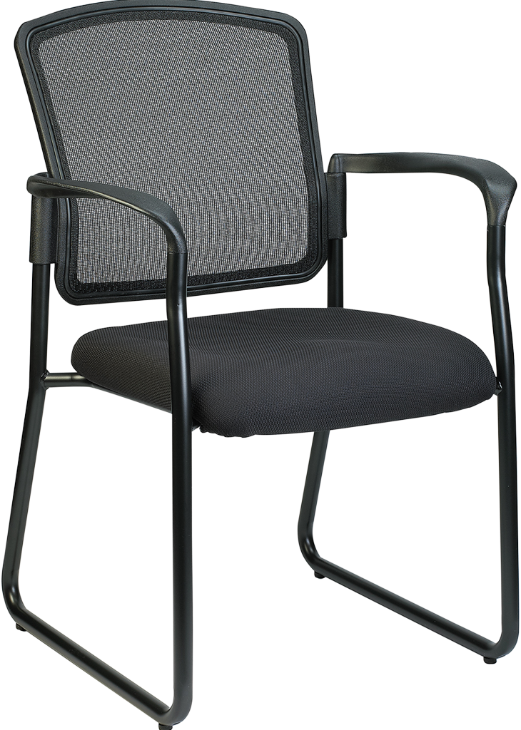 Dakota 2 Sled Base Chair - Dove Black