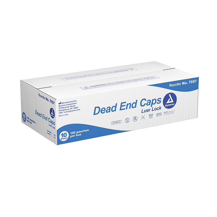 Dead End Caps Luer Lock, 100 pcs per Box/10 Boxes per Case