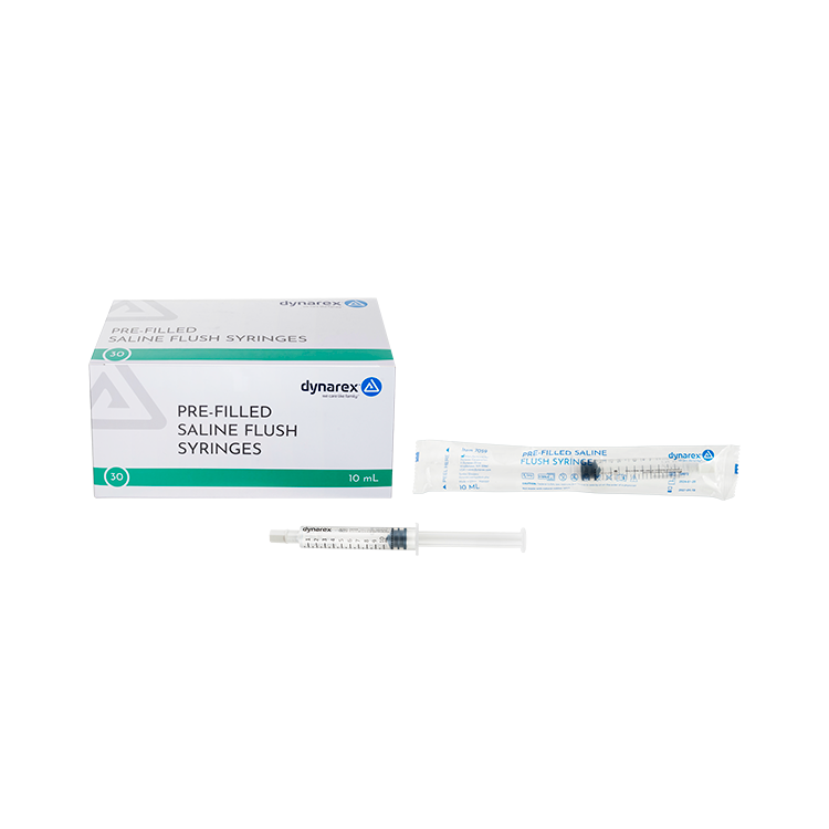 Pre-Filled Saline Flush Syringe, 10mL - 30 pcs per Box/