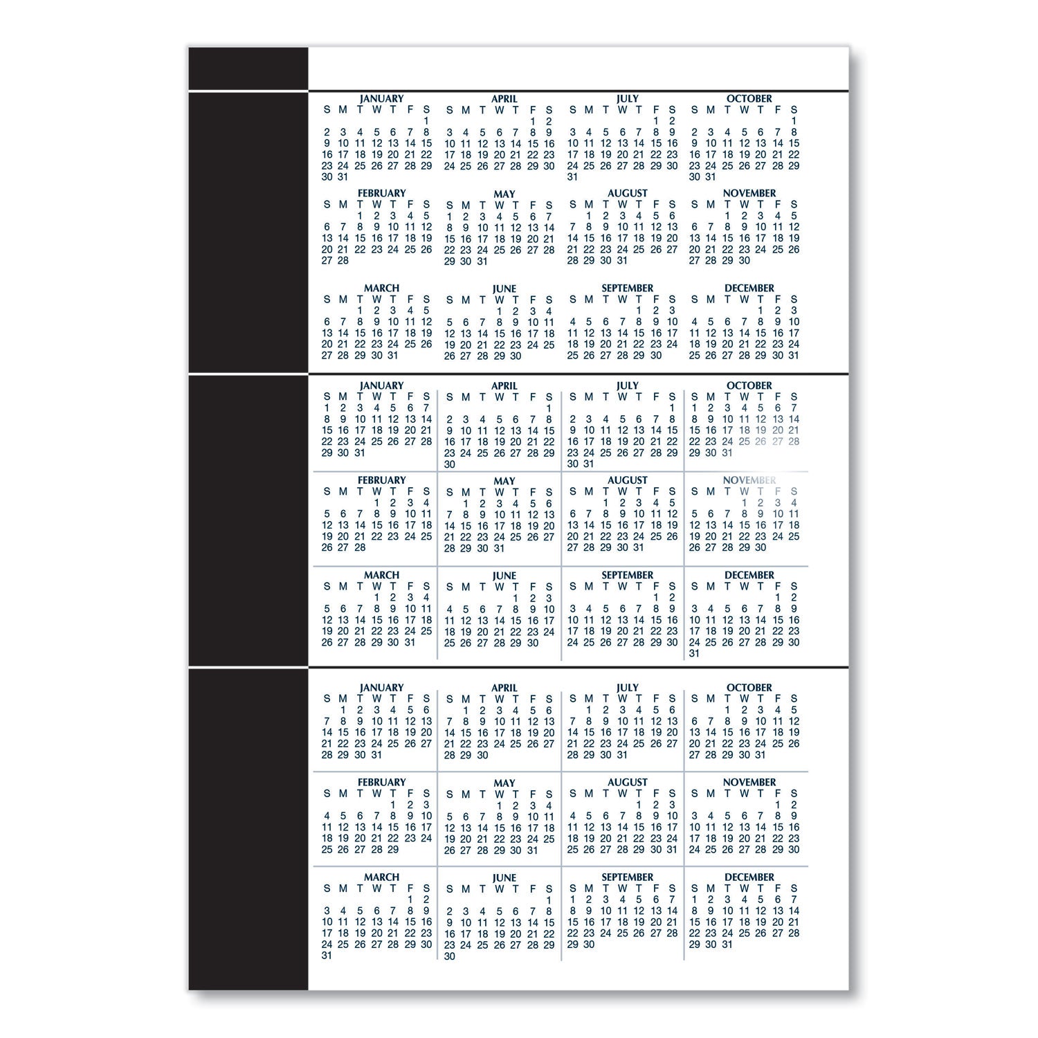 Julian Dates - Daily, Monthly - 12 Month - January 2026 to December 2026 - Hourly - 1 Day Single Page Layout - 1 Month Double Page Layout - 7" x 10" Sheet Size - Wire Bound - Leather, Paper - Blue Cover - 1 Each