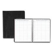 Julian Dates - Daily - 1 Year - January 2026 to December 2026 - 8:00 AM to 7:45 PM - Quarter-hourly - 1 Day Single Page Layout - 8" x 11" Sheet Size - Simulated Leather - Black Cover - 11" Height x 8.5" Width - 1 Each
