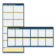 Julian Dates - Yearly - 12 Month - January 2026 to December 2026 - 60" x 26" Sheet Size - 2" x 1.75" , 1.63" x 2" Block - Paper - Erasable, Laminated - 1 Each