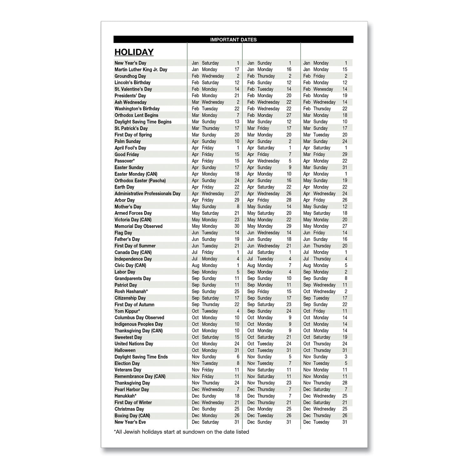 Julian Dates - Weekly - 12 Month - January 2026 to December 2026 - 8:00 AM to 5:00 PM - Half-hourly - 1 Week Double Page Layout - 5" x 8" Sheet Size - Wire Bound - Paper, Simulated Leather - Black Cover - Phone Directory, Notes Area - 1 Each