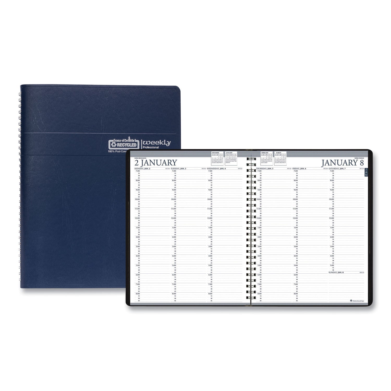 House of Doolittle Blue Professional Weekly Planner