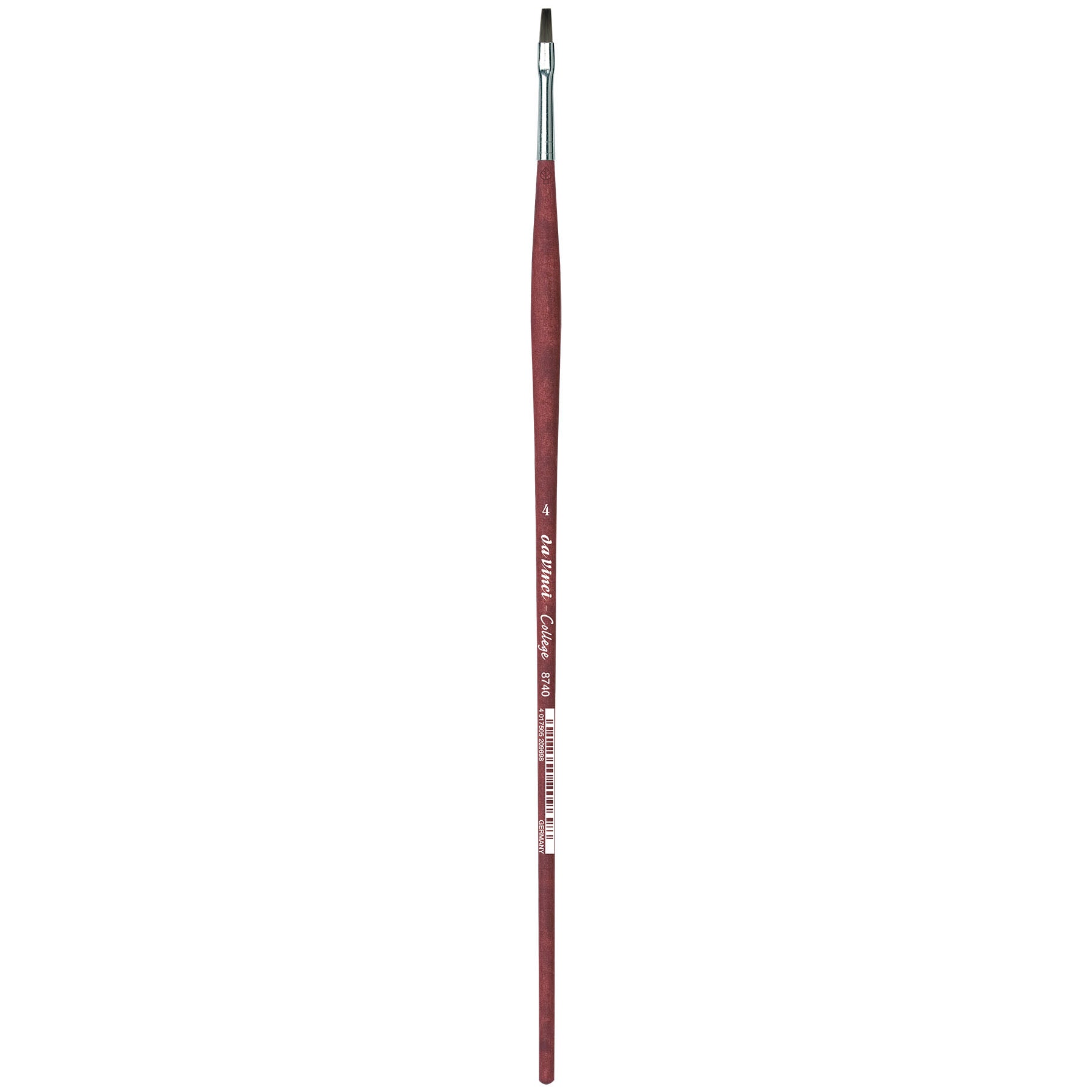 COLLEGE Student Brush, Synthetic, Acrylic & Oil, Flat, Series 8740, Size 4