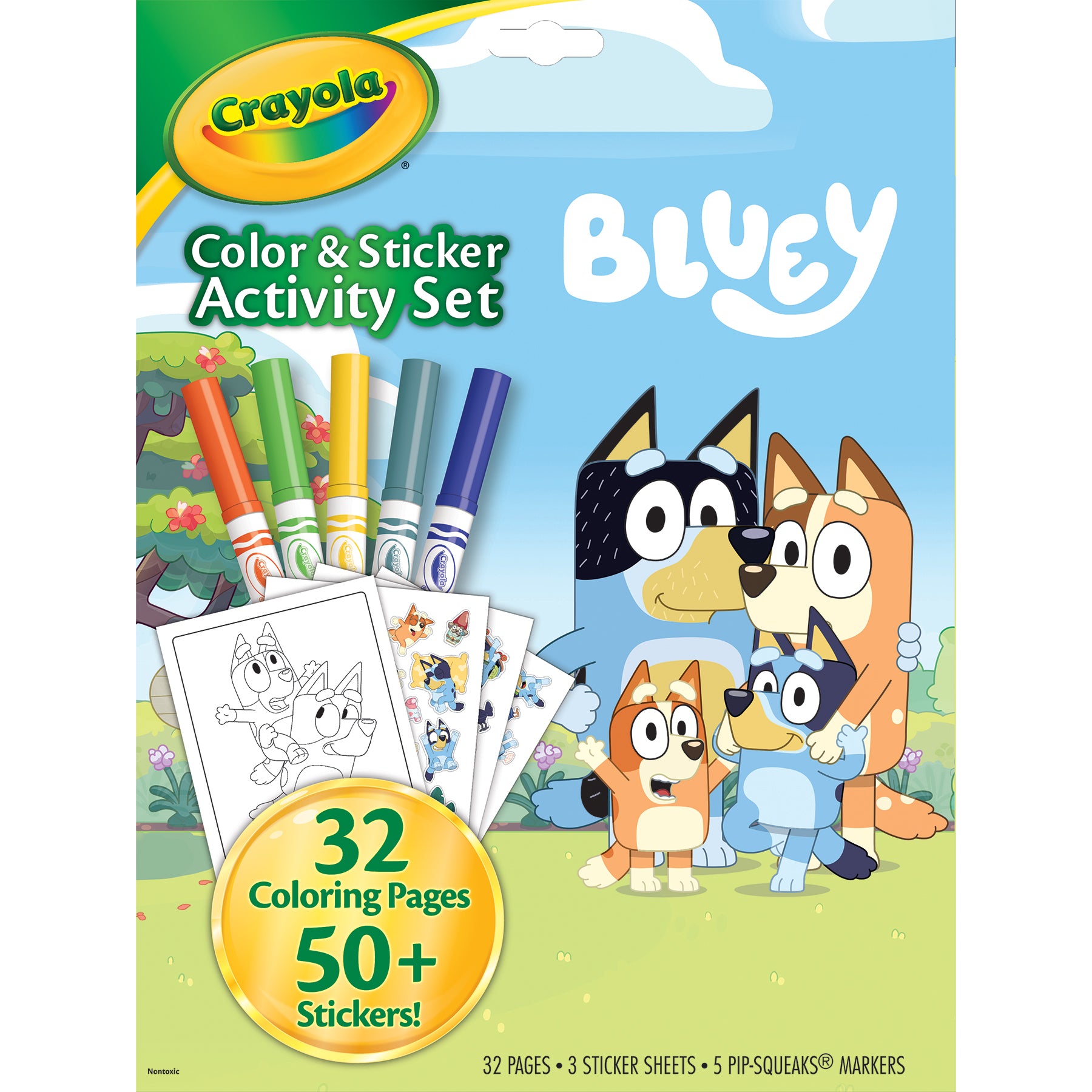 Color & Sticker Activity Set, Bluey