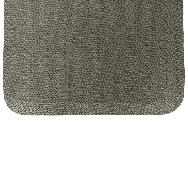 FLATMat w/ Beveled Edge, Woven Pattern, Cool Grey, 1 Quantity per Case