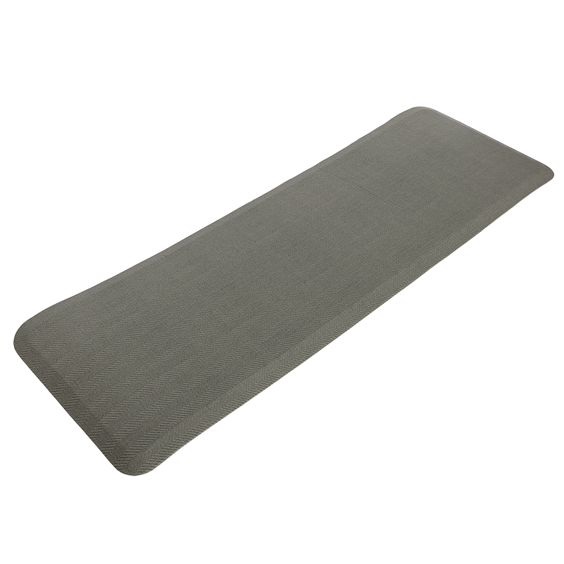 FLATMat w/ Beveled Edge, Woven Pattern, Cool Grey, 1 Quantity per Case