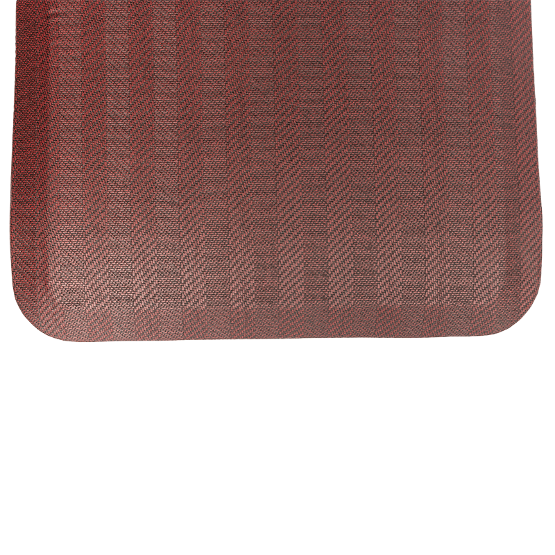 FLATMat w/ Beveled Edge, Woven Pattern, Burgundy, 1 Quantity per Case