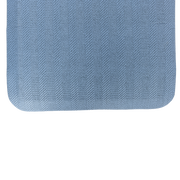 FLATMat w/ Beveled Edge, Woven Pattern, Blue, 1 Quantity per Case