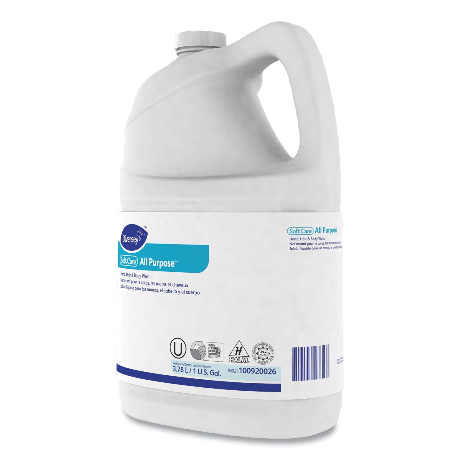 Soft Care All Purpose Liquid Refill, Gentle Floral Scent, 1 gal, 4/Carton