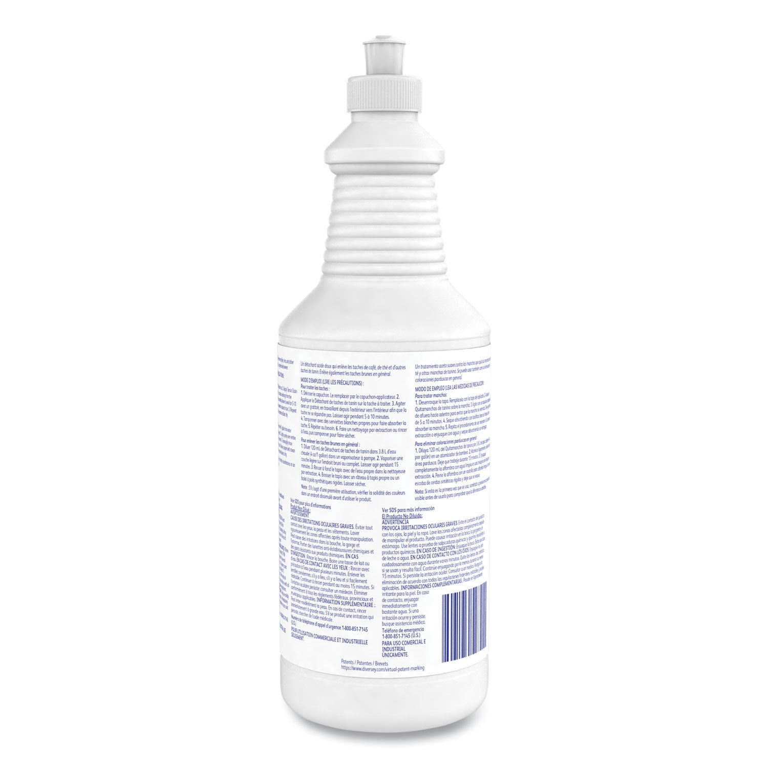 Tannin Stain Remover, 32 Oz Bottle, Fruity, 6/ct