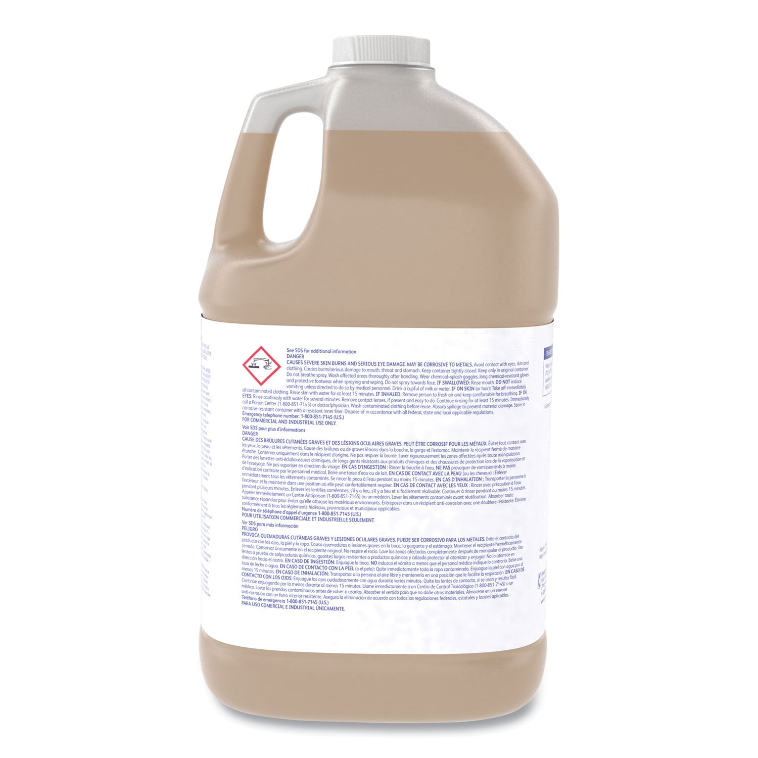 Diversey Suma Oven/Grill Cleaner, Ready-To-Use Liquid, 128 fl oz (4 quart), Heavy Duty, Brown, 1 Each