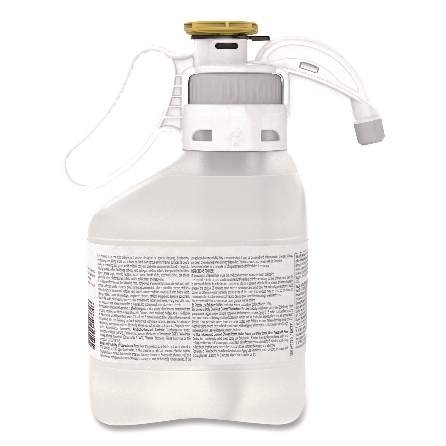 Diversey Oxivir Five 16 Disinfectant Cleaner Concentrate, 47.3 fl oz (1.5 quart), Clear, VOC-free, 1 Each