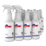 Diversey Spitfire Power Cleaner - Ready-To-Use - 32 fl oz (1 quart) - Fresh Pine Scent - Rinse-free, Residue-free, Kosher, Heavy Duty, Streak-free - Red - 12 / Carton